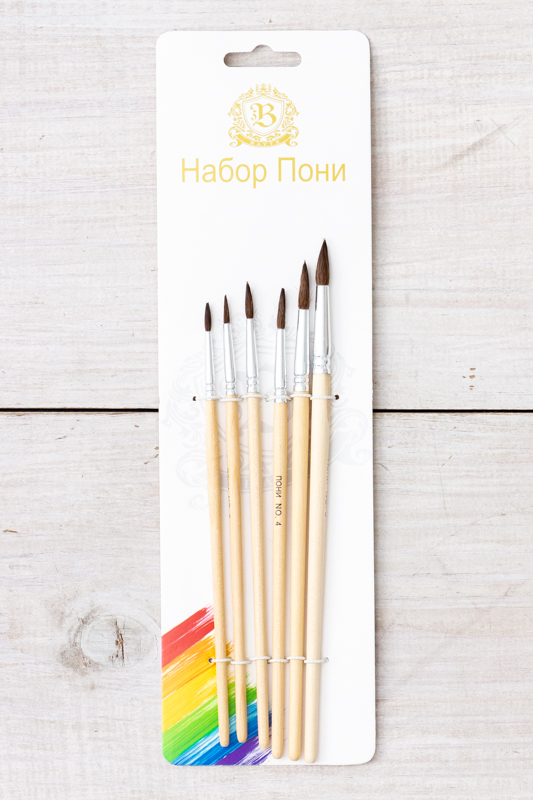 Набір пензликів 6 шт 