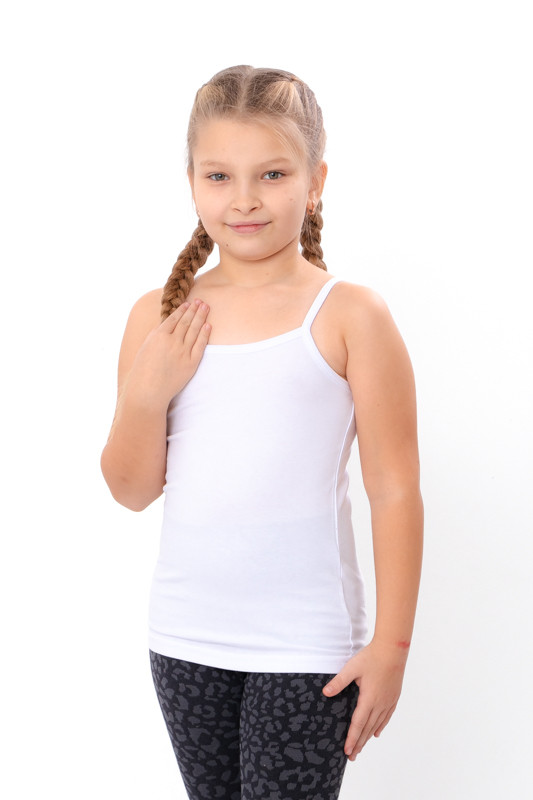 Майка на бретельках для дівчинки ( з дефектом )