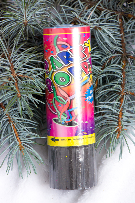 Хлопушка "Новий рік" 15,5 см.